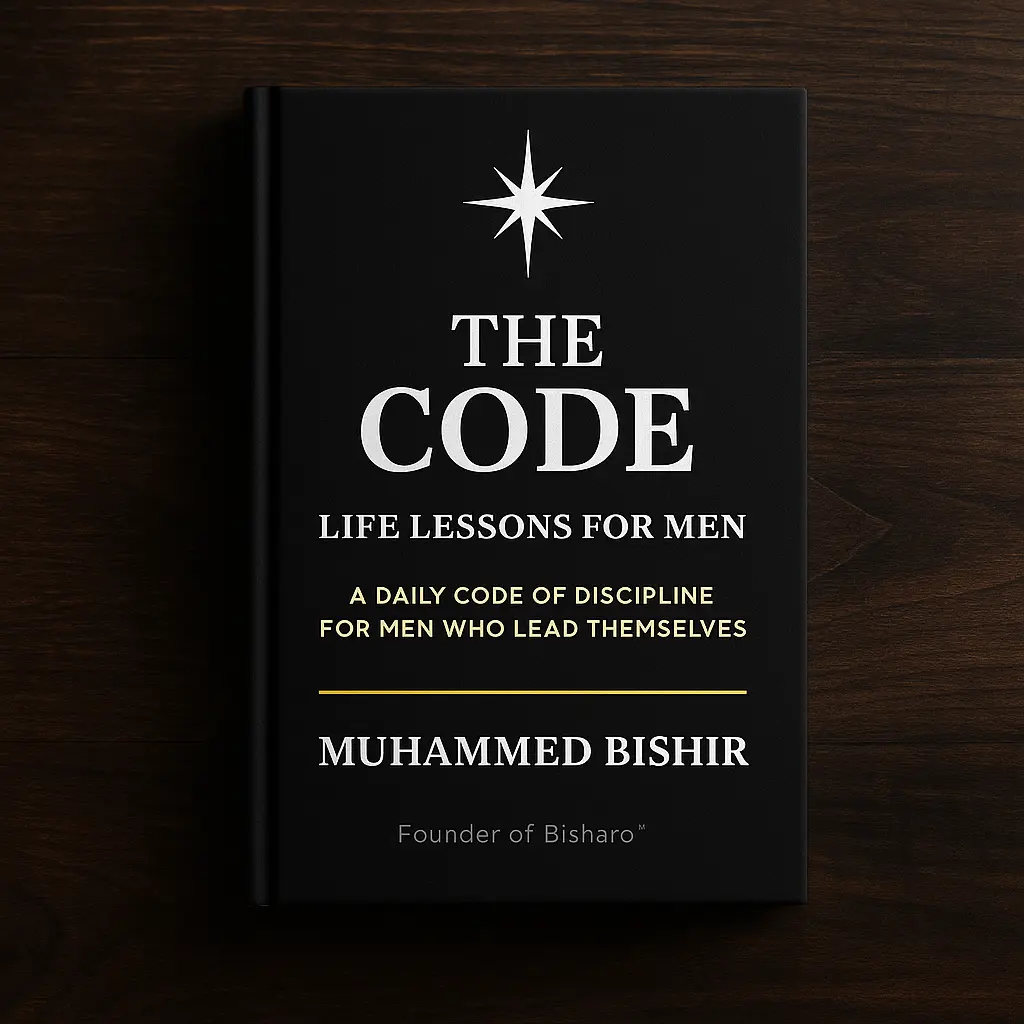 Cover of The Code: Life Lessons for Men by Muhammed Bishir