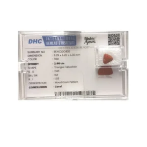 Natural Red Coral – 2.40 Carats